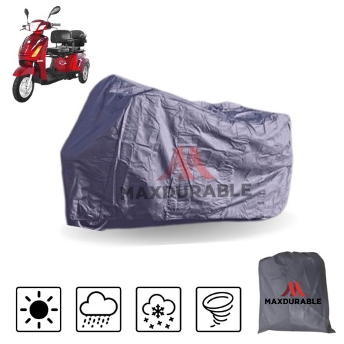 MaxDurable Yuki 12 Midilli Long 2 Kişilik Elektrikli Motosiklet Brandası Dört Mevsim